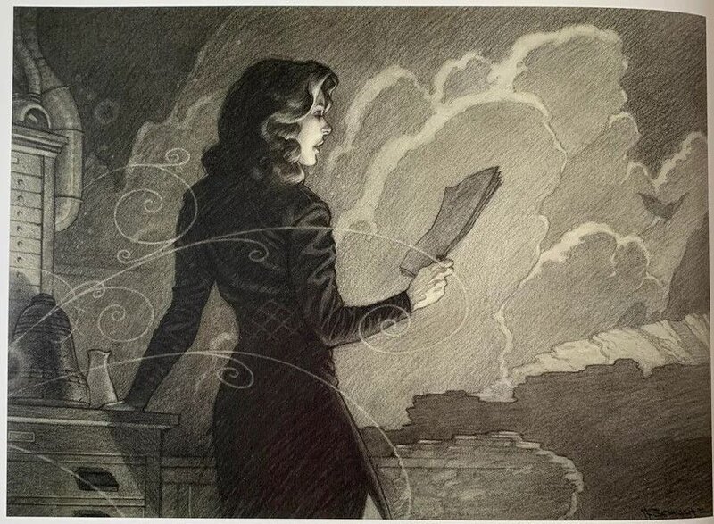Storms at Sea 5 by Mark Schultz - Original Illustration