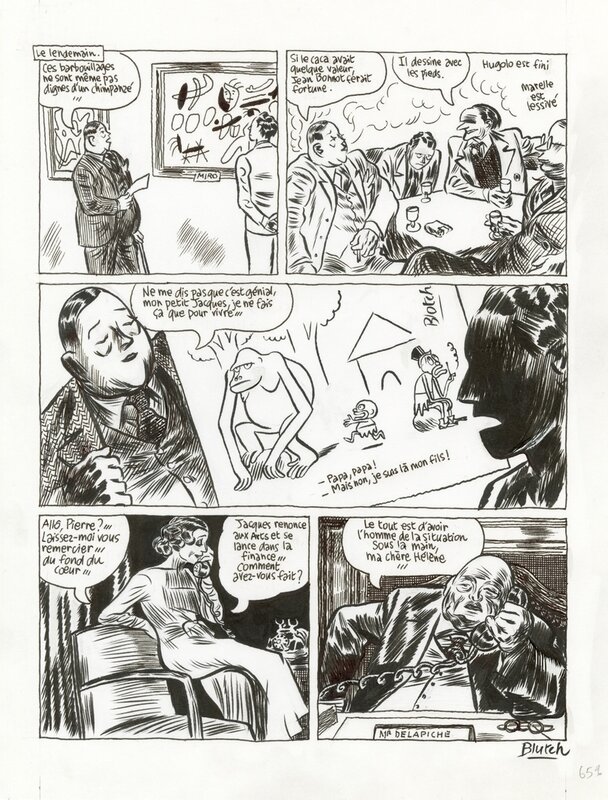 Blutch, Blotch - Le modèle vivant - Comic Strip