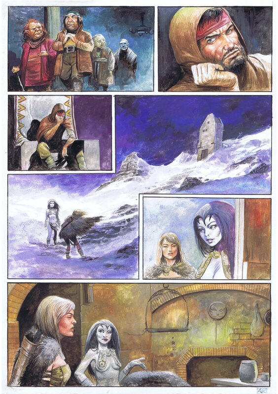 Apri Kusbiantoro, Saul originele pagina - Planche originale