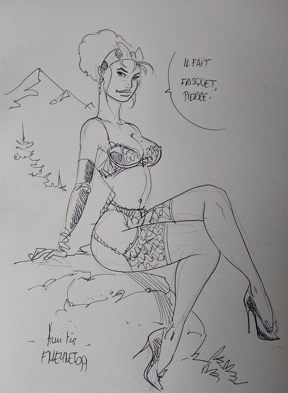 Félix Meynet, Double M :Le chamois blanc - Sketch