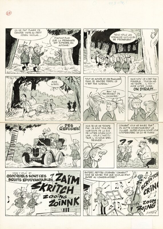 Nane et Mitsou par Mittéï - Planche originale