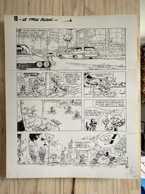 For sale - Le trou blanc by Pierre Seron - Comic Strip