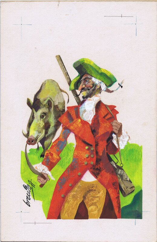 Baron Munchausen cover by Alberto Breccia - Comic Strip
