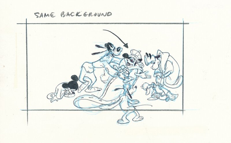 Daan Jippes | 1990 | The Prince and the Pauper - Original art
