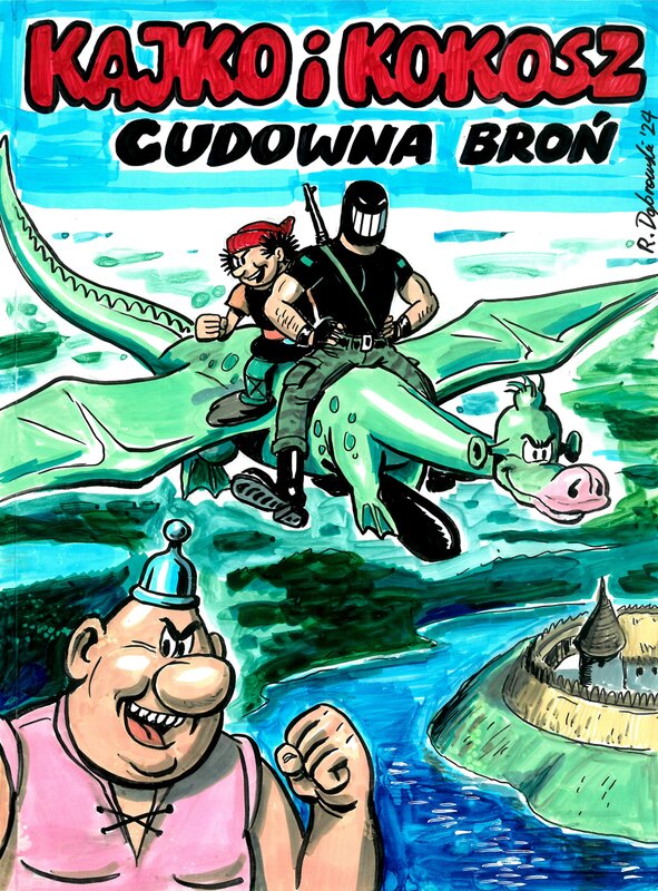 Ryszard Dąbrowski, Le Liquidateur rencontre Kayko et Kokosh - Original art
