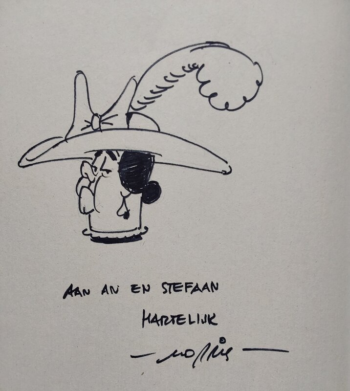 Morris, Lucky Luke : Belle Star. - Sketch