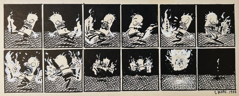 Chris Ware, Acme Novelty Library n°3 - Potato Guy - Fire - Comic Strip