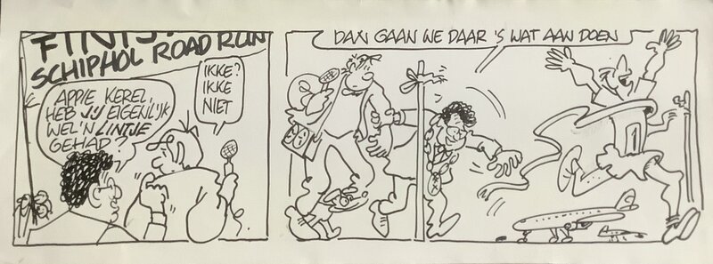 Appie Happie par Dik Bruynesteyn - Planche originale