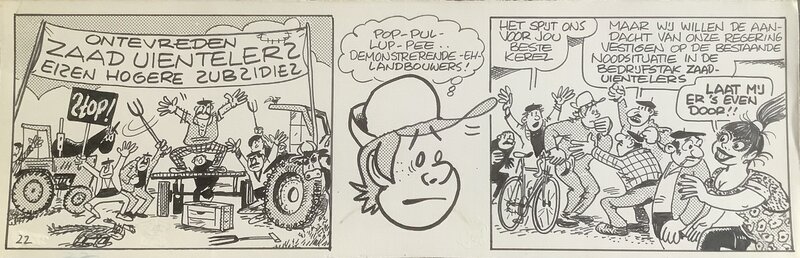 Appie Happie par Dik Bruynesteyn - Planche originale
