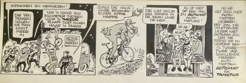 Appie Happie par Dik Bruynesteyn - Planche originale