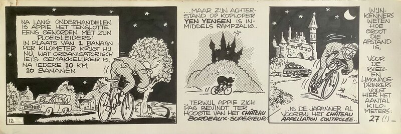 Appie Happie par Dik Bruynesteyn - Planche originale