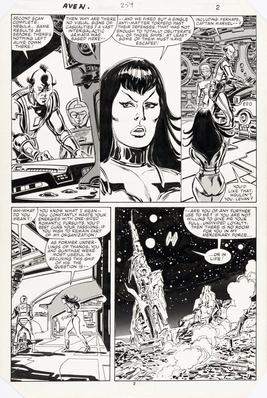 John Buscema, Tom Palmer, The Avengers - #259 p2 - Planche originale