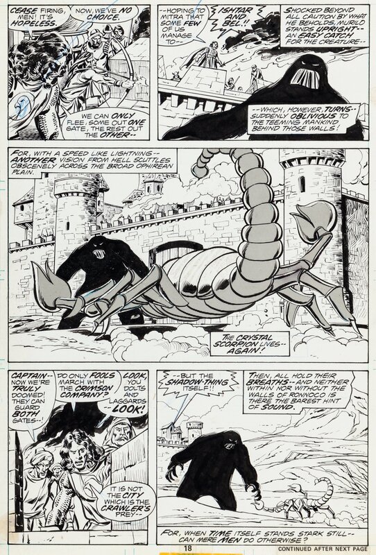 John Buscema, Tom Palmer, Roy Thomas, Robert E. Howard, Conan the Barbarian - #55 p18 - Comic Strip