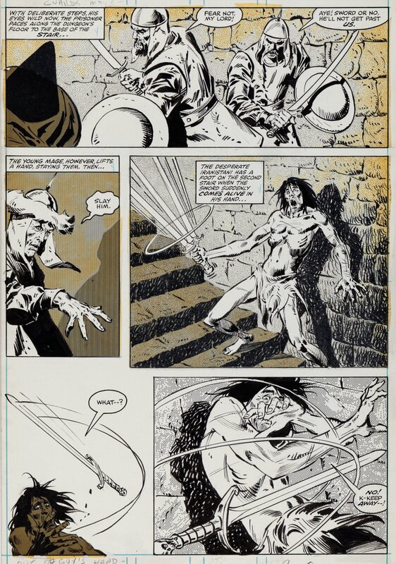 John Buscema, Tony DeZuniga, Roy Thomas, Savage Sword of Conan - T56 p10 - Planche originale