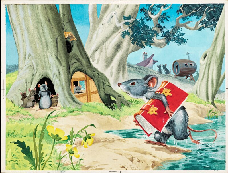 Il piffero magico by Antonio Lupatelli - Original Illustration