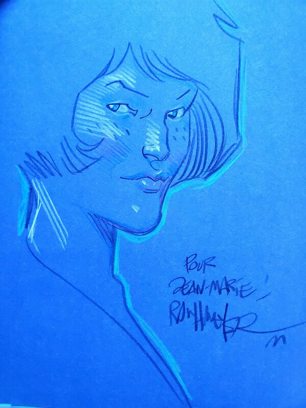 PAGE NOIRE by Ralph Meyer - Sketch
