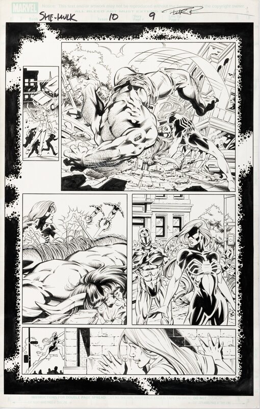 She-Hulk #10 by Paul Pelletier, Rick Magyar - Original Illustration