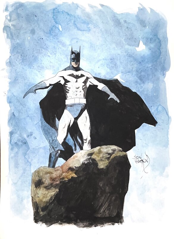 Scott Hampton Batman - Illustration originale