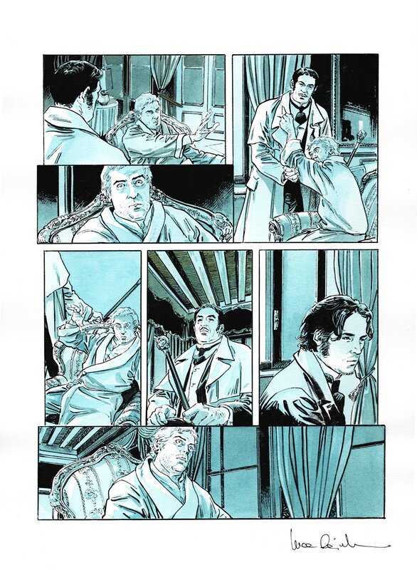 Luca Raimondo, Eric Corbeyran, Thomas Carnacki, détective de l'occulte - La Chambre grise - Mise en couleur