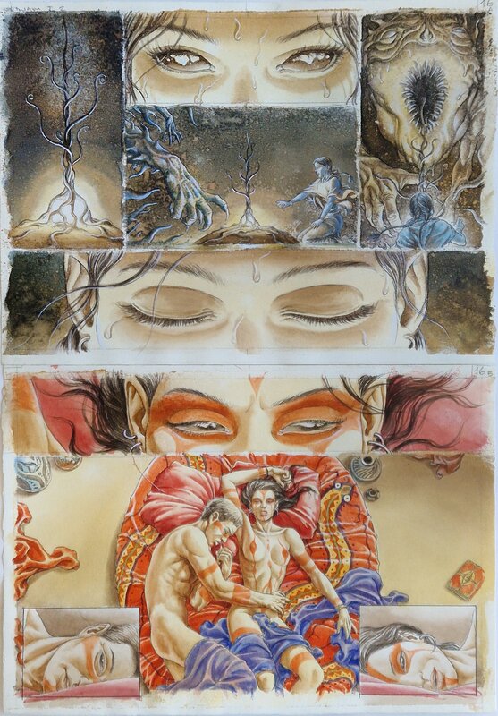 Félix Vega, Duam-Planche originale n°16 - Planche originale