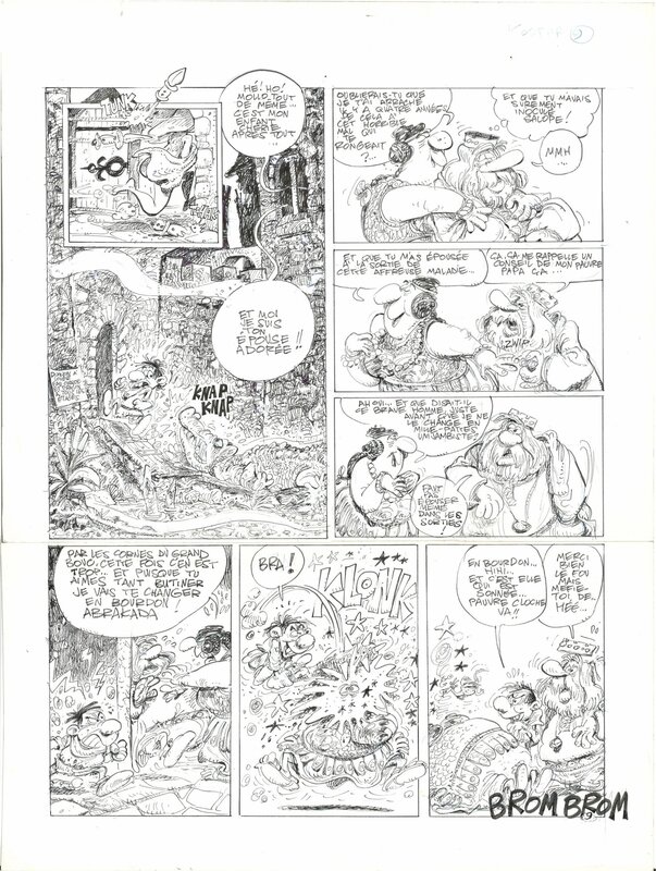 Philippe Bercovici, François Corteggiani, Kostar Le magnifique - Planche originale