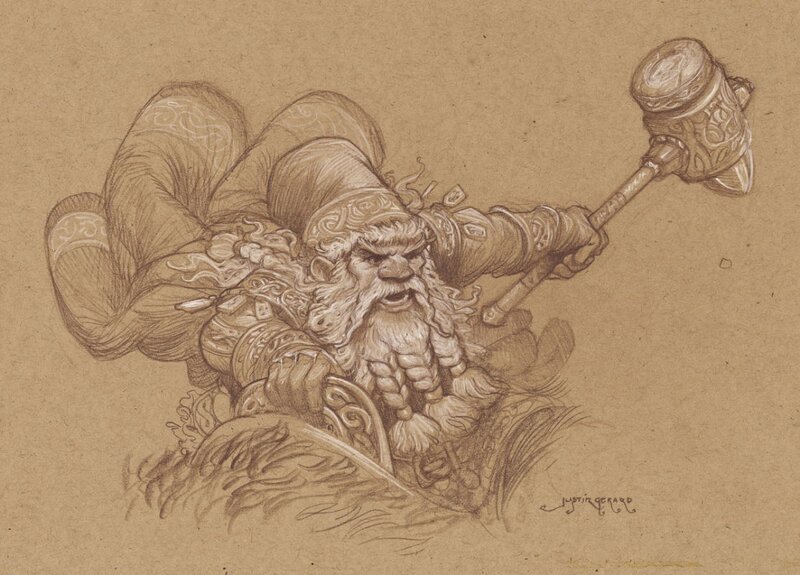 Justin Gerard, Dragon Rider ( AKA christmas Shopping can be Dangerous ) - Illustration originale