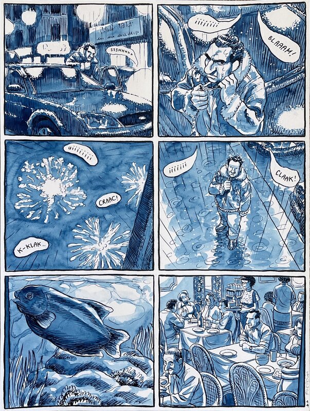 Frederik Peeters, RG_TOME 2_PLANCHE 16 - Planche originale