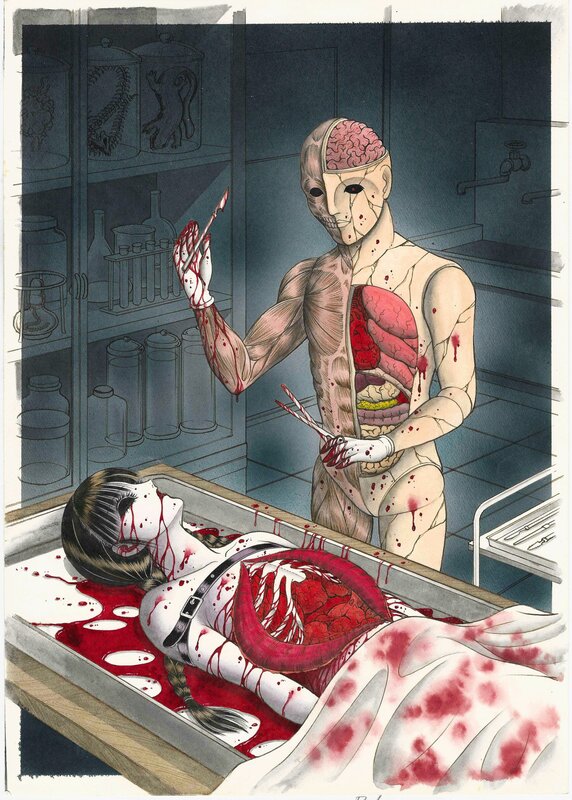 Senno Knife, Senno Naiff, Shōjo Pandora | Senno Naiff a.k.a. Senno Knife | Suspiria Mystery - Akita Shoten - Illustration originale