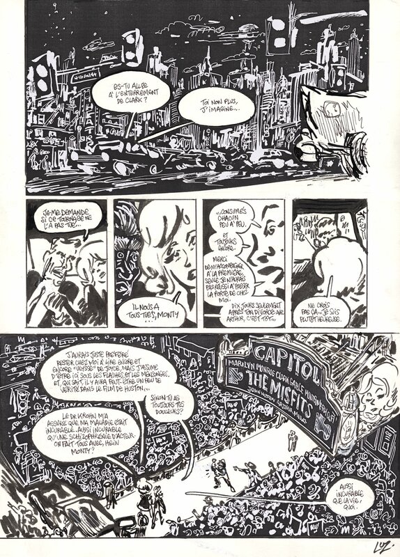 En vente - Hollywood Menteur par Luz - Planche originale