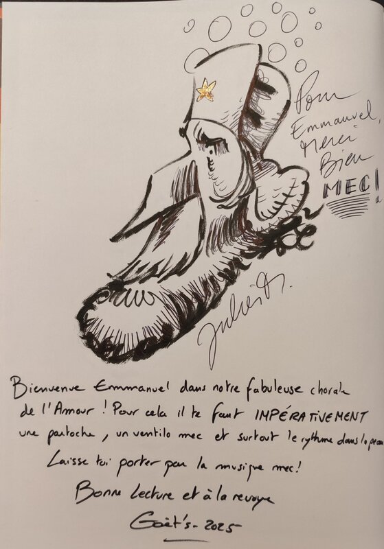 Julien Monier, Gaet's, Fanman - l'homme au ventilo 2025Mar06 - Dédicace