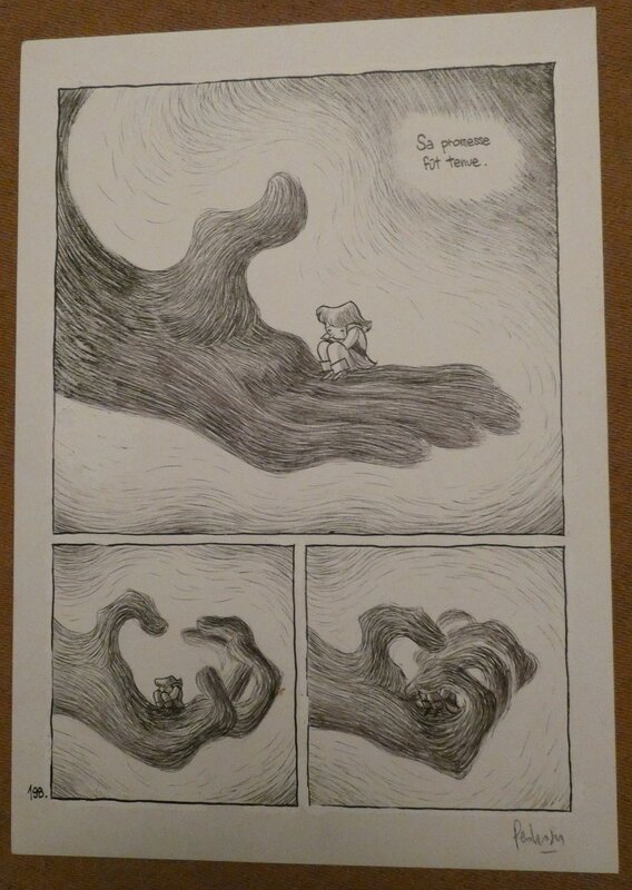 Cyril Pedrosa, Les trois ombres - Scène terrible sur un sujet des plus douloureux. - Comic Strip