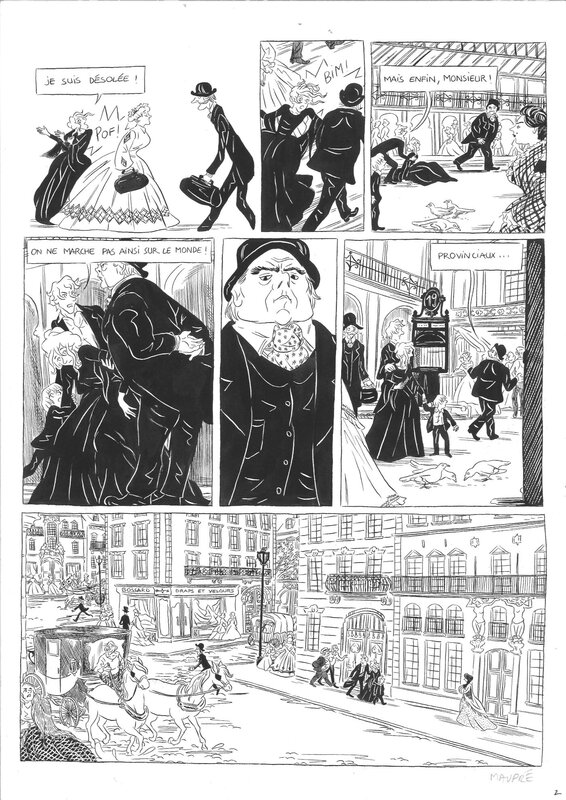 En vente - Agnès Maupré - Au bonheur des dames page 6 - Planche originale