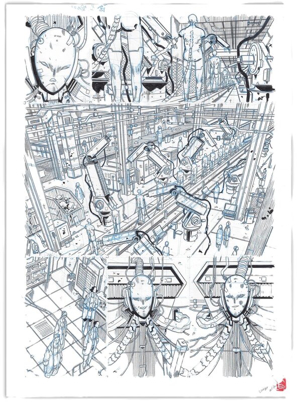 Mathieu Bablet, Carbone & Silicium planche 19 - Planche originale