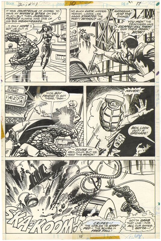 For sale - Bob Brown, Klaus Janson, Marvel Two-In-One #10 p17 - Comic Strip