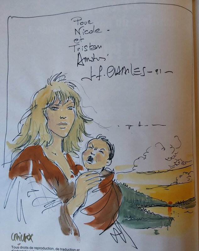 Jean-François Charles, Crickx, Les pionniers du Nouveau Monde t1 - Sketch