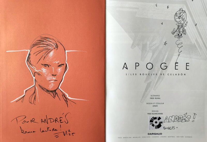 Emem, Fred Duval, Apogée - Les Boucles de Celadön - Sketch
