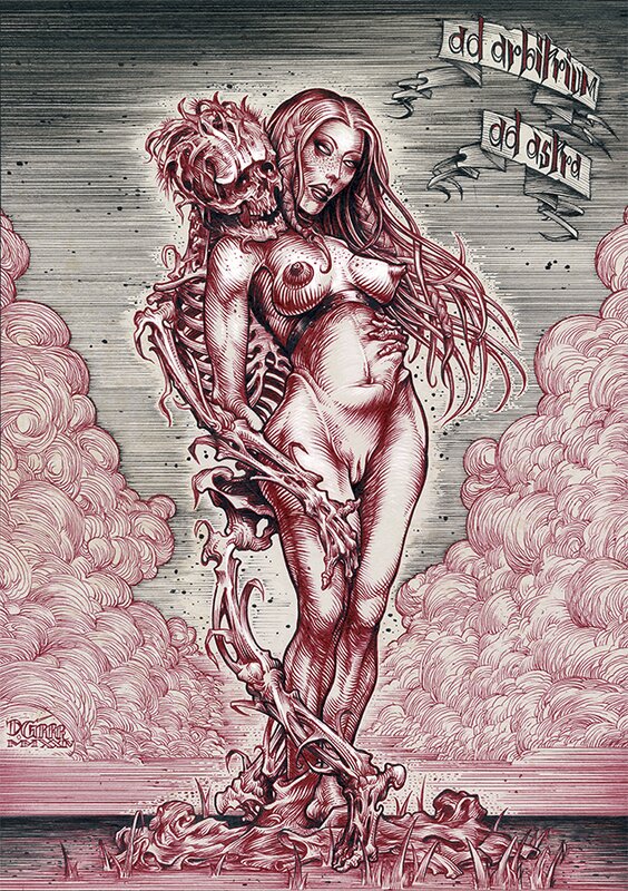 For sale - Denis GRRR, Ad Arbitrium, Ad Astra - Original Illustration