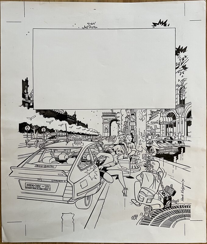 Henk Kuijpers, Franka - Moordende Concurentie - - Original Cover