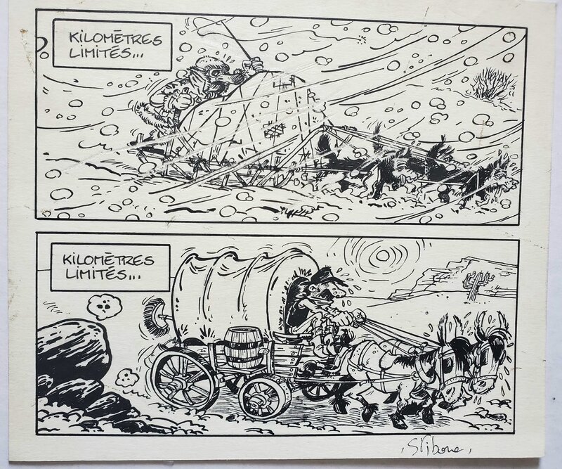 Stibane, planche pour une pub - Comic Strip