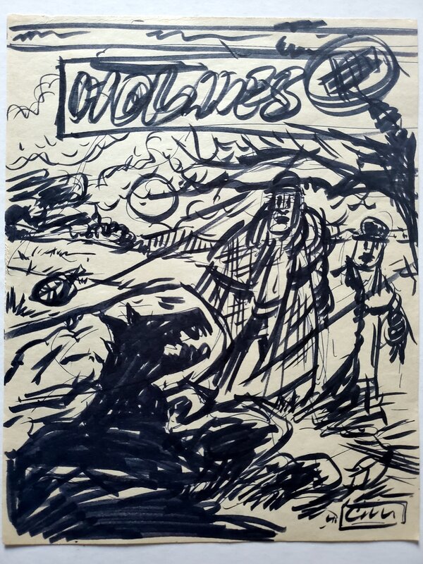 Stibane, SHERLOCK HOLMES   T2 LE CHIEN DE BASKERVILLE - Original art