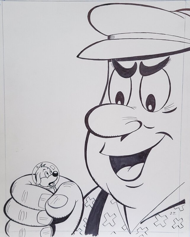 For sale - Jacques Tabary, José Cabrero Arnal, Michel Motti, François Corteggiani, Tabary Jacques, page sommaire, Pif 100% Comique#65, 1990. - Comic Strip