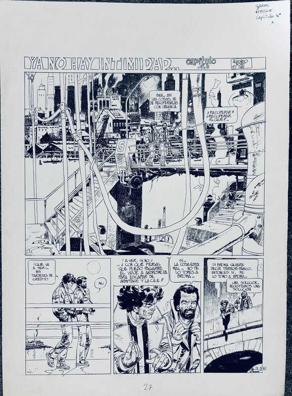 Alfonso Font - Clarke@Kubrick, There is no Intimacy any more pg.1 - Comic Strip