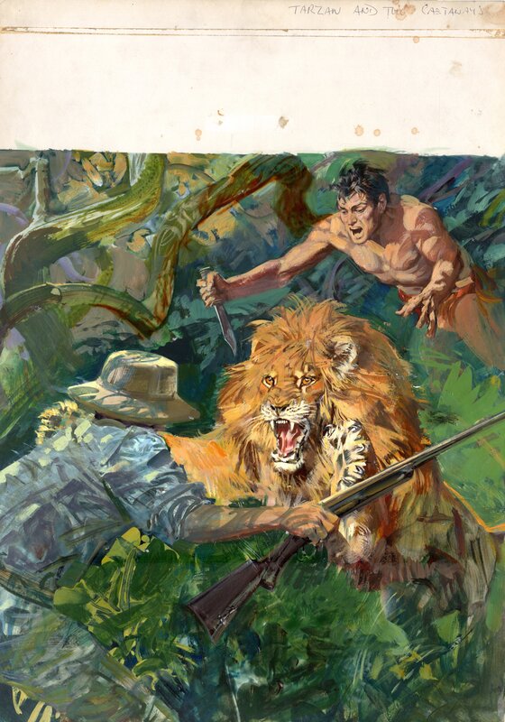 For sale - Giorgio De Gaspari, Edgar Rice Burroughs, Tarzan and the Castaways - Original Cover
