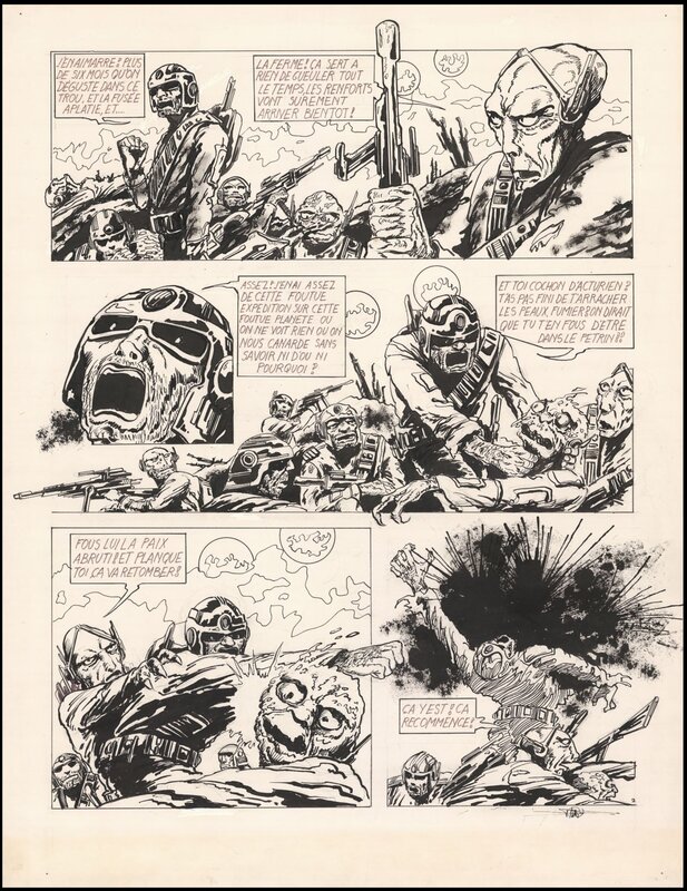 Druillet Philippe - Mirages - AAARRRZZZZ - Planche originale