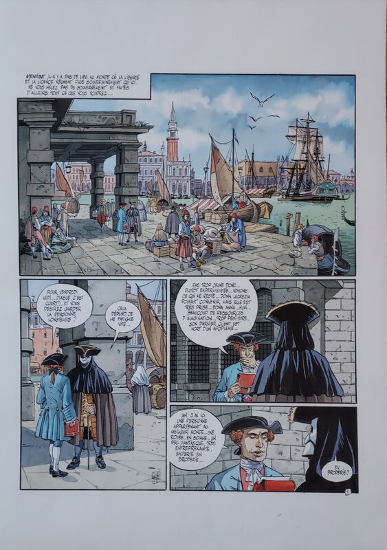 Giacomo C. T11 par Griffo - Planche originale