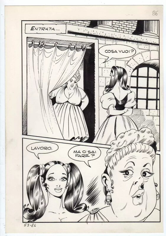 Dino Leonetti, Maghella 53 IL BISNONNO DI DE SADE - Planche originale