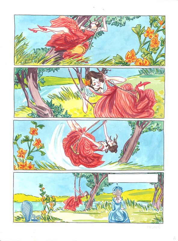 For sale - Agnès Maupré - Le Chevalier d'Eon p.88 - Comic Strip