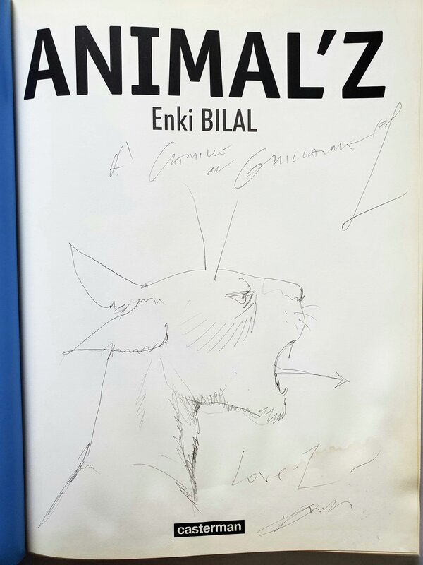 ANIMAL'Z par Enki Bilal - Dédicace