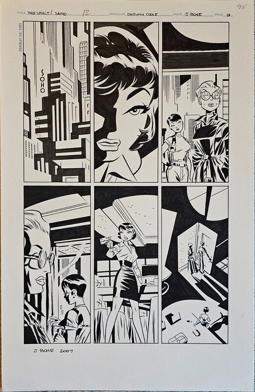 Jason Bone, Darwyn Cooke, Darwyn Cooke et J Bone - The Spirit #12 p.6 - Comic Strip