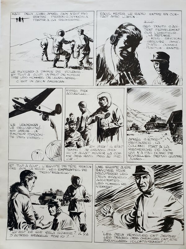 Pierre Dupuis, LES PILLEURS DE GLACIER - Comic Strip